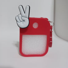 Load image into Gallery viewer, Hand Sanitizer Keychain Case - RED