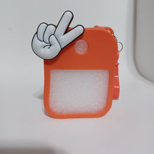 Load image into Gallery viewer, Hand Sanitizer Keychain Case - ORANGE