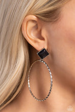 Load image into Gallery viewer, Canyon Circlet - Black - Earrings
