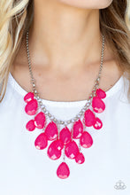 Load image into Gallery viewer, Front Row Flamboyance - Pink Necklace