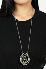 Load image into Gallery viewer, Luminous Labyrinth - Green Necklace