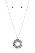 Load image into Gallery viewer, Wintry Wreath - Purple Necklace