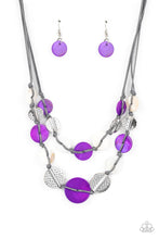 Load image into Gallery viewer, Barefoot Beaches - Purple Necklace