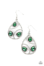 Load image into Gallery viewer, Send the BRIGHT Message - Green Earrings