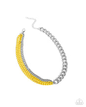 Load image into Gallery viewer, Tinted Tension - Yellow Necklace
