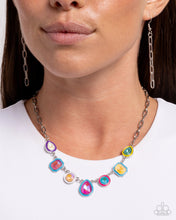 Load image into Gallery viewer, Classy Character - Blue Necklace