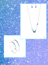 Load image into Gallery viewer, Can't Butterfly Me Love - 2pc Set - Blue