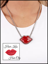 Load image into Gallery viewer, Lip Locked & Hair Kiss - Red - 2pc Set