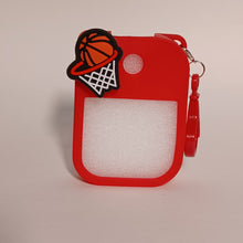 Load image into Gallery viewer, Hand Sanitizer Keychain Case - RED