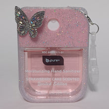Load image into Gallery viewer, Hand Sanitizer Keychain Case - Iridescent Butterfly