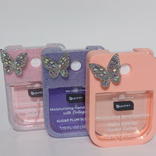 Load image into Gallery viewer, Hand Sanitizer Keychain Case - Iridescent Butterfly