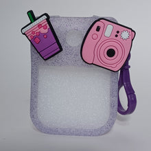 Load image into Gallery viewer, Hand Sanitizer Keychain Case - GLITTER