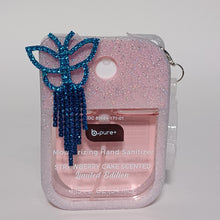 Load image into Gallery viewer, Hand Sanitizer Keychain Case - Fluttering Butterfly