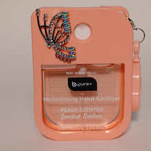 Load image into Gallery viewer, Hand Sanitizer Keychain Case - Fluttering Butterfly