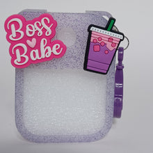 Load image into Gallery viewer, Hand Sanitizer Keychain Case - GLITTER