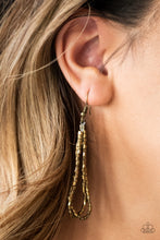 Load image into Gallery viewer, The Speed of STARLIGHT - Brass - Paparazzi Accessories