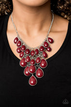 Load image into Gallery viewer, Shop Til You TEARDROP - Red Necklace