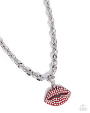 Load image into Gallery viewer, Keepsake Kisser - Red Necklace
