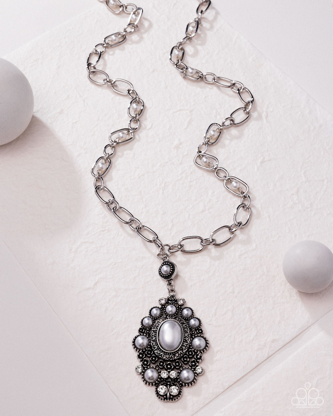 Polished Darling - Silver Necklace