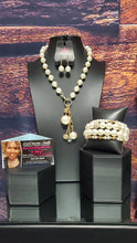 Load image into Gallery viewer, White Collar Welcome - 2pc Set - Gold
