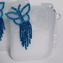 Load image into Gallery viewer, Hand Sanitizer Keychain Case - Iridescent Butterfly
