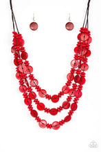 Load image into Gallery viewer, Barbados Bopper - Red Necklace
