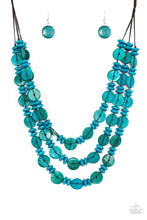 Load image into Gallery viewer, Barbados Bopper - Blue Necklace
