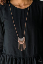 Load image into Gallery viewer, Happy Is The Huntress - Copper Necklace
