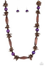 Load image into Gallery viewer, Cozumel Coast - Purple Necklace
