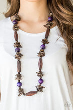 Load image into Gallery viewer, Cozumel Coast - Purple Necklace
