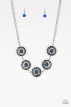 Load image into Gallery viewer, Me-dallions, Myself, and I - Blue Necklace
