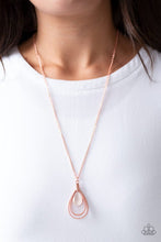 Load image into Gallery viewer, ** Teardrop Tranquility - Copper Necklace
