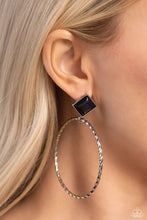 Load image into Gallery viewer, Canyon Circlet - Black - Earrings
