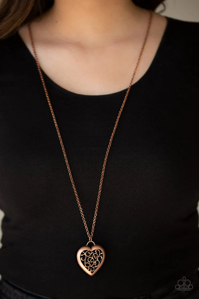 Victorian Valentine - Copper Necklace