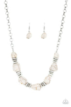 Load image into Gallery viewer, Stunningly Stone Age - White Necklace
