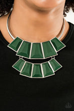 Load image into Gallery viewer, Lions, TIGRESS, and Bears - Green Necklace
