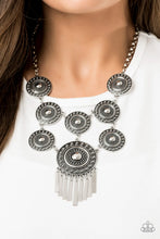 Load image into Gallery viewer, Modern Medalist - Silver Necklace
