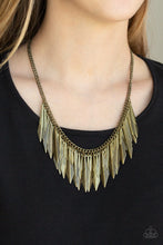 Load image into Gallery viewer, The Thrill-Seeker - Brass Necklace
