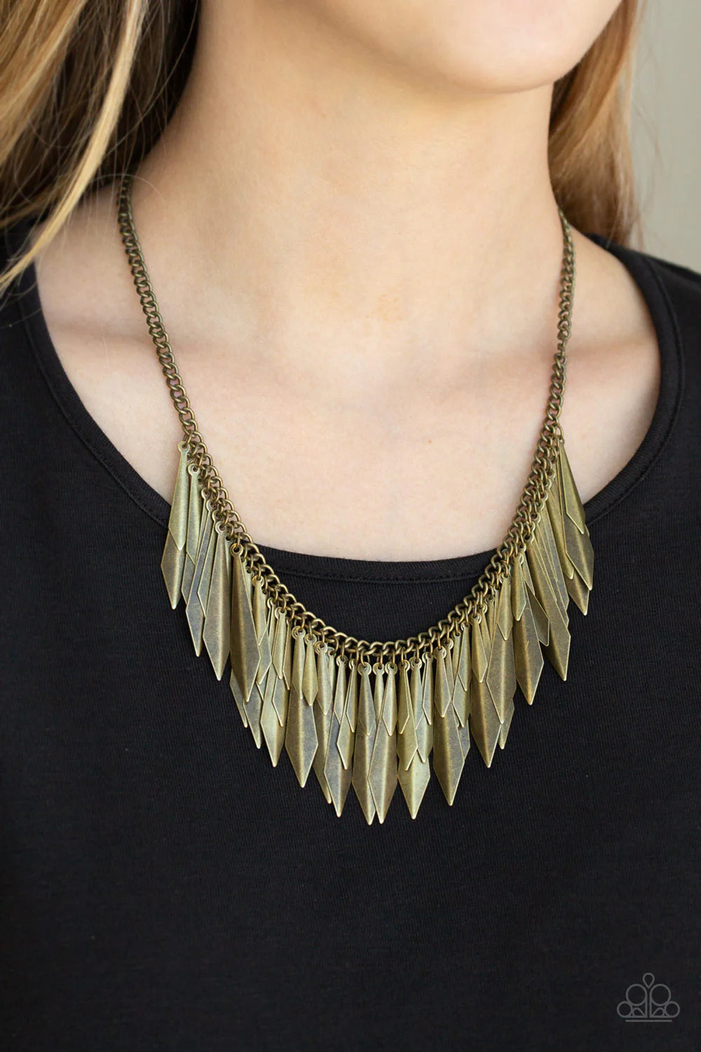 The Thrill-Seeker - Brass Necklace