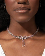 Load image into Gallery viewer, Buckingham Bow - Pink Choker
