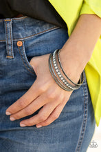 Load image into Gallery viewer, Fearless Shimmer - Black Bracelet
