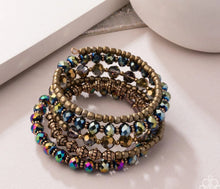 Load image into Gallery viewer, Stacked Surprise - Multicolored Bracelet

