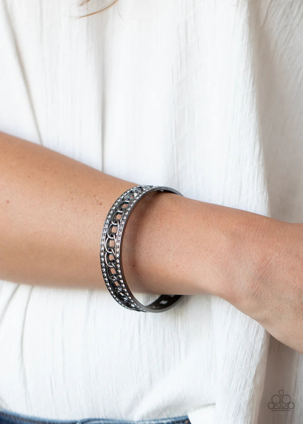 Couture Court - Black Bracelet