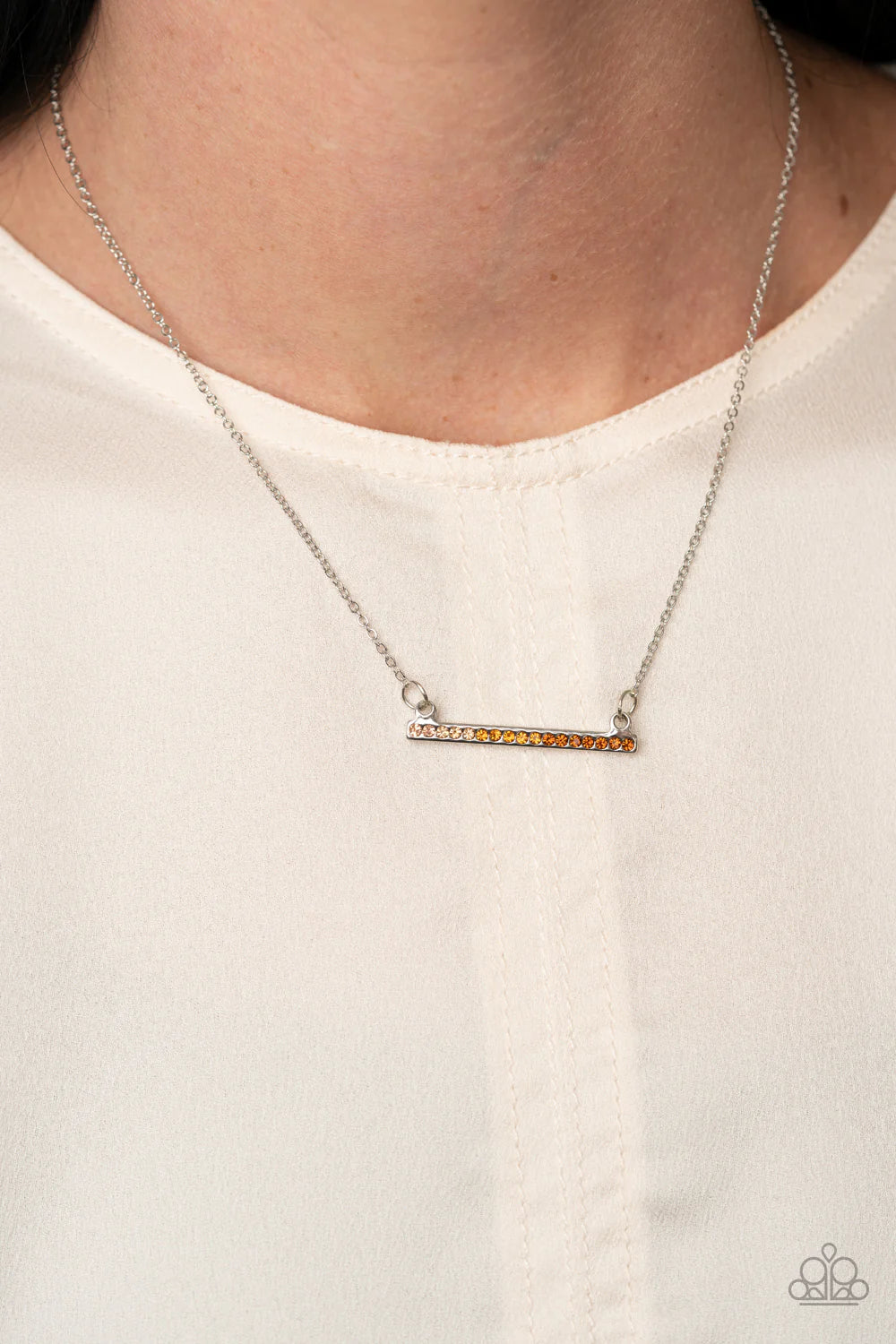 Sparkly Spectrum - Brown Necklace