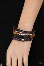 Load image into Gallery viewer, Outdoor Retreat - Black Bracelet
