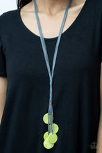 Load image into Gallery viewer, Tidal Tassels - Green Necklace
