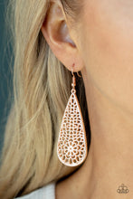 Load image into Gallery viewer, Posy Pasture - Rose Gold Earrings
