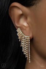 Load image into Gallery viewer, ** Thunderstruck Sparkle - Gold Post Earrings
