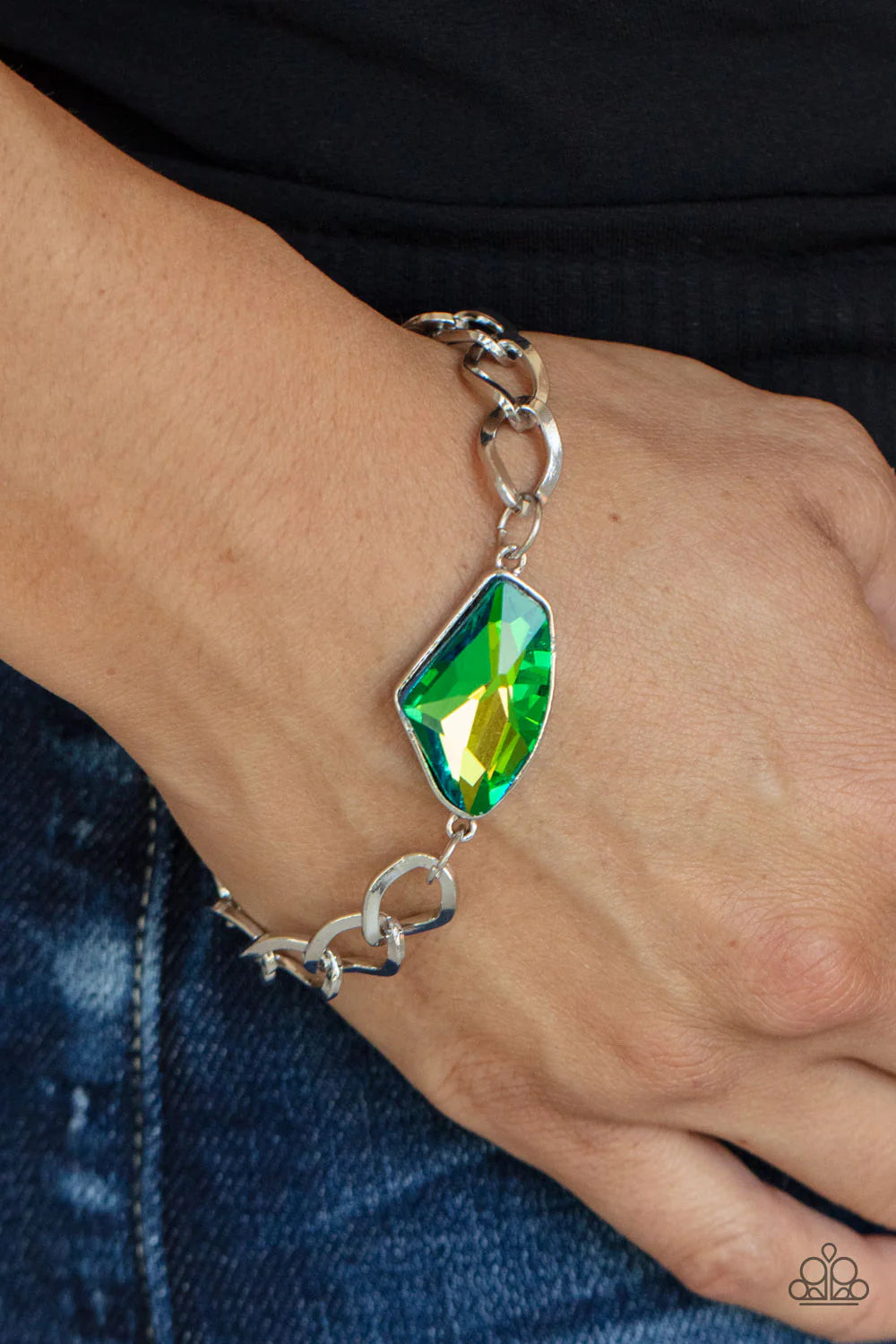 Galactic Grunge - Green Bracelet