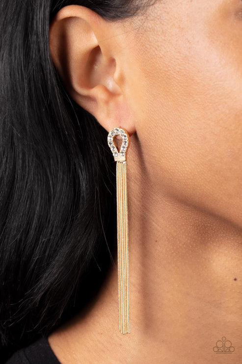 Dallas Debutante - Gold Post Earrings